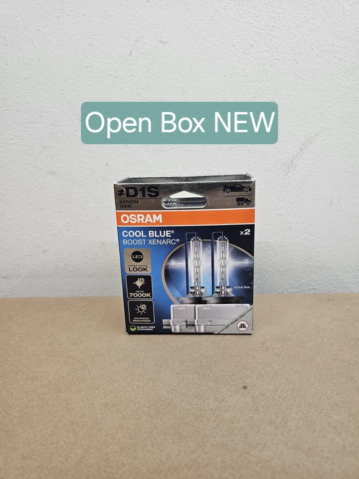 D1S OSRAM 66140CBB COOL BLUE BOOST HID BULBS (2 PACK) - Image 2 of 4