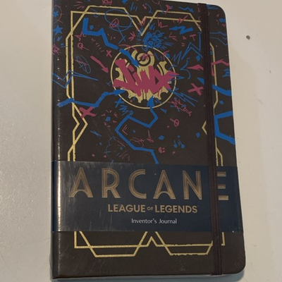 #ad Insights Arcane League of Legends Inventor#x27;s Journal Ribbon Bookmark Elastic $20.00