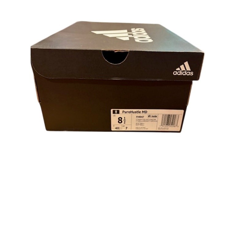 Adidas PureHustle MD Softball Cleats FV9047 White Women Size 8.5