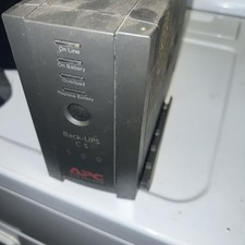 Used APC Back-UPS CS 500 Tower UPS BK500LK No Battery