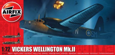 Airfix 1/72 Vickers Wellington Mk.II Plastic Model Kit A08021