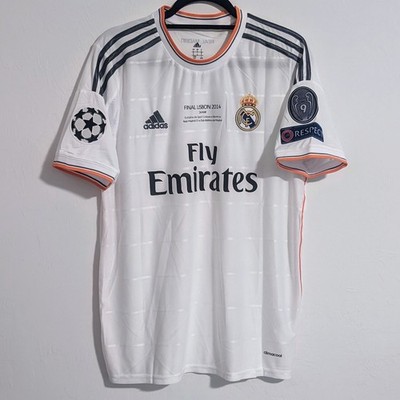 Real Madrid Luka Modric 2014 UCL Final Retro Jersey Men's M | eBay