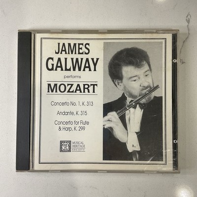 James Galway Performs Mozart Concerto No.1 K.313 Flute CD