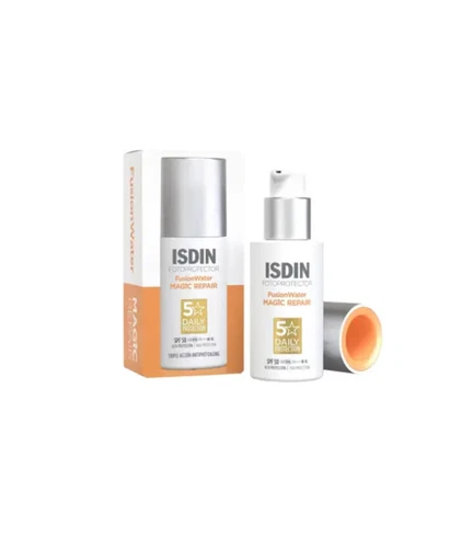 ISDIN Fotoprotector FUSION WATER MAGIC REPAIR SPF50 sunscreen, 50ml / 1.7 fl.oz