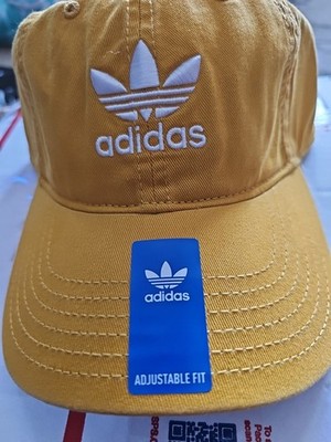 NWT Adidas Relaxed Strap-Back Hat Color Preloved Yellow New
