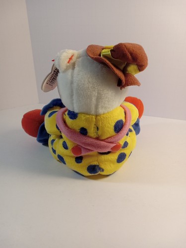 Vintage 2004 TY Beanie Babys Jongliert der Clown Bär Plüsch mit Etikett - Bild 3 von 5