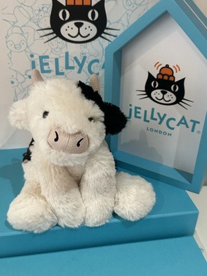 Jellycat Smudge Cow RARE Retired NWT - with Label Dust Bag Plush Gift