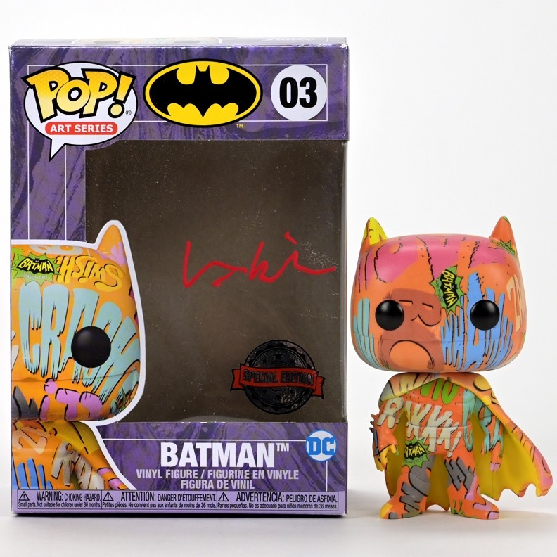 Val Kilmer Autographed Funko Batman Special Edition Art Pop Vinyl Figure #03