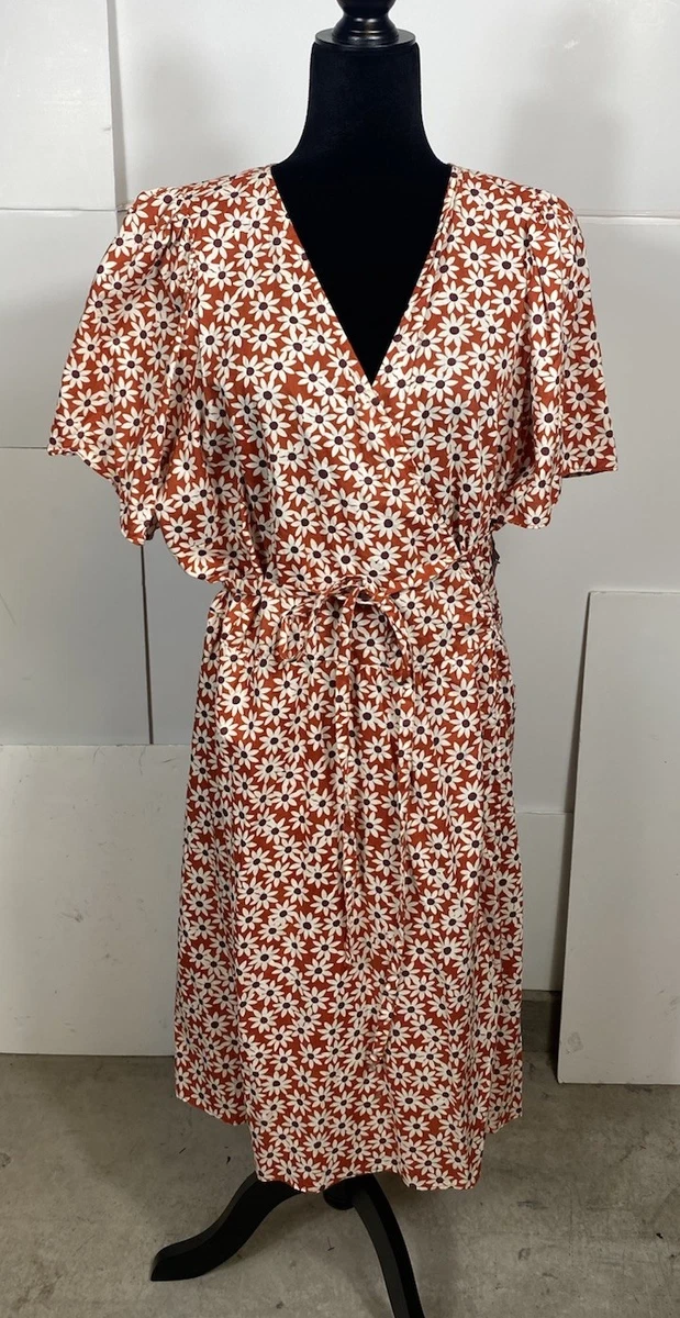 Robe Venus Fausse Enveloppante Manches 3/4 - Taille S, Neuve Avec Imperfections (NWT)