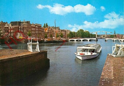 Ansichtskarte>>Amsterdam, De Amstel Met Magere Brug