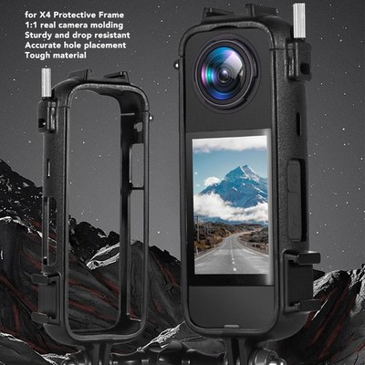 Action Camera Cage Plastic Anti Fall Camera Protective Frame With Cold Shoe HOT