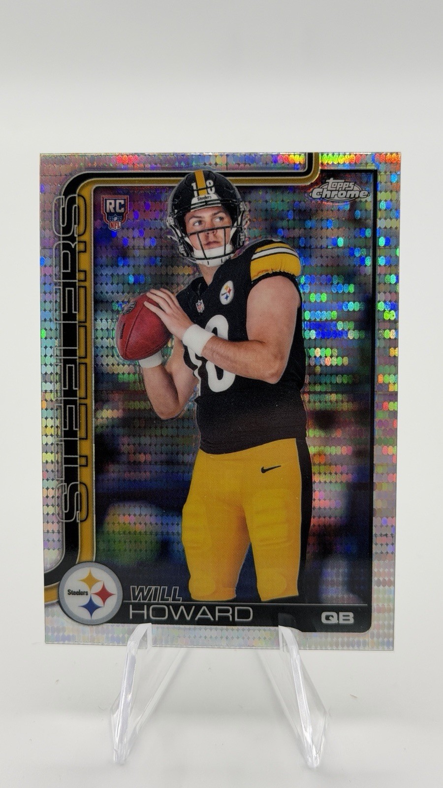 2025 Topps Chrome - Will Howard #321 Pulsar Refractor (RC)
