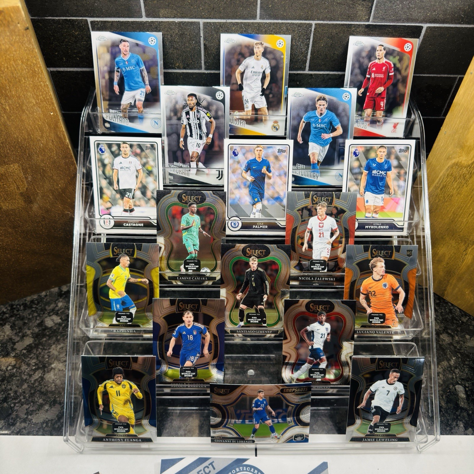 360+ FIFA Soccer Card LOT 2025-26 Topps Chrome Select Prizm RC Inserts Parallels view 17