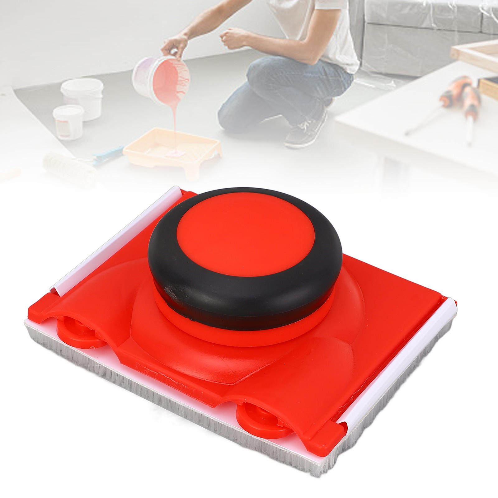 Latex Paint Edger Trimmer Paint Pad Applicator Handheld With Sponge For