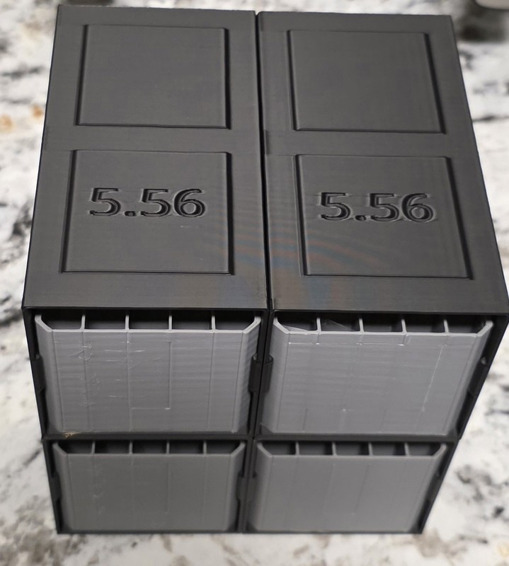 Bulk 20pack Of 3d Printed Ammo Boxes Each Holds 50 Rounds