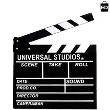 Durable Wooden Film Directors Clapboard, Ideal for Themed Parties  Events