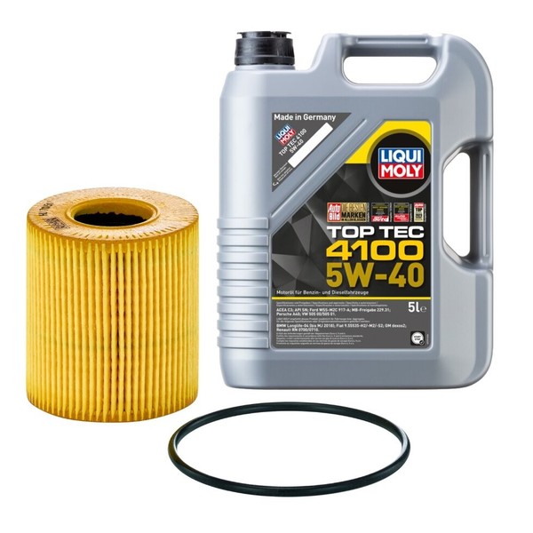 Inspektionspaket Mann-Filter Filtersatz Liqui Moly 5W-40 FüR Mini Coupe Clubman-image