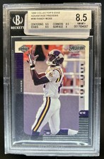 1999 Collector's Edge Supreme Randy Moss Previews #RM Vikings BGS 8.5