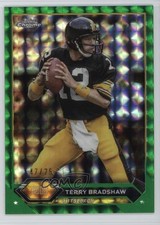 2023 Composite Topps Chrome Green Geometric Refractor 47/75 Terry Bradshaw 0us8