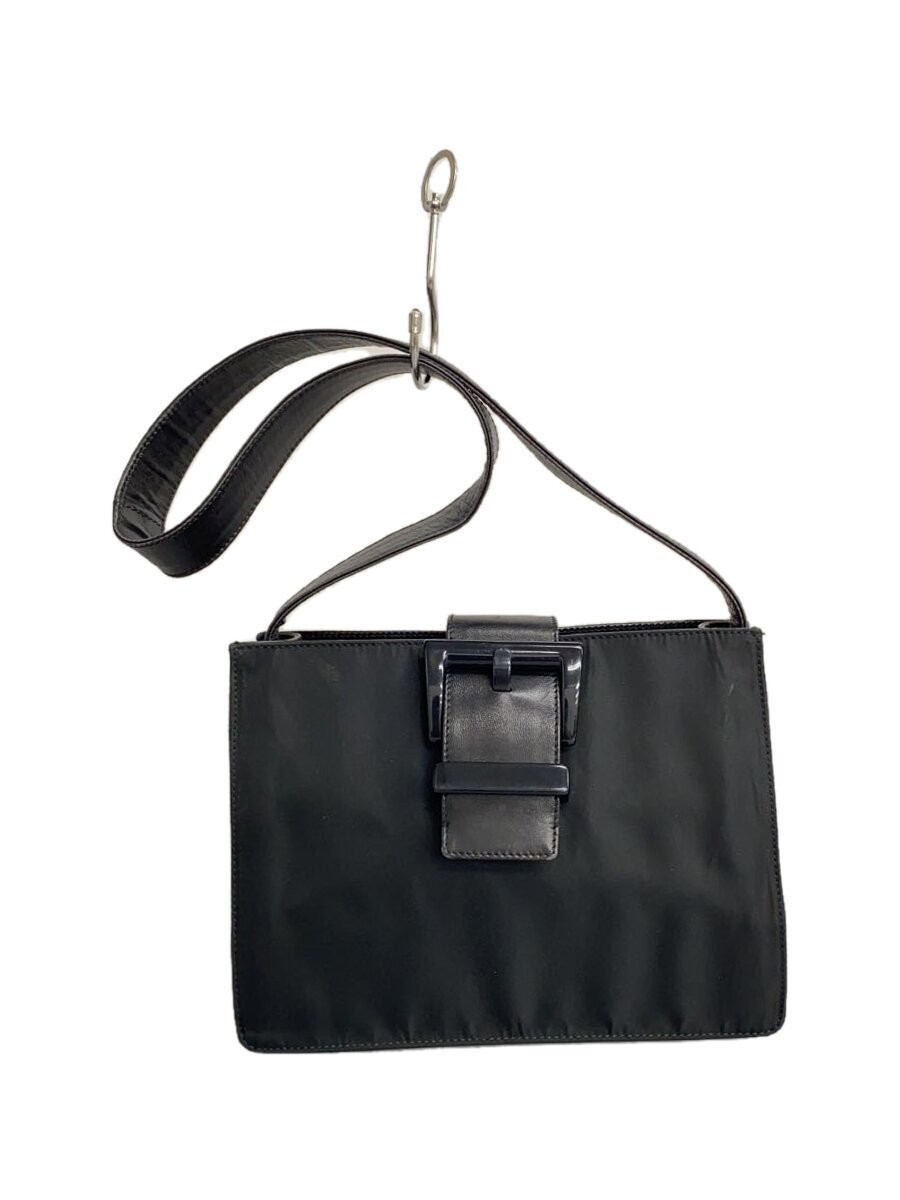 Prada Black Nylon Shoulder Bag for Women Luxury Designer Handbag