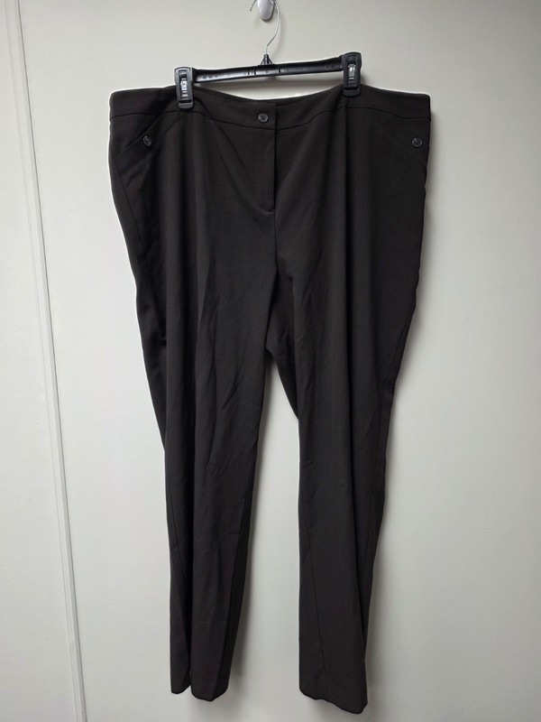 Studio 1940 Melissa Womens Size 6 Brown Dress Stretch Slacks - FREE SHIPPING