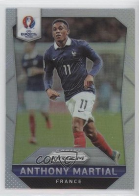 2016 Panini Prizm UEFA Euro Silver Prizm Anthony Martial #10 4t7