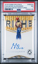 Shai Gilgeous-Alexander 2018 Opulence Nouveau Richie Auto, Autograph PSA 7