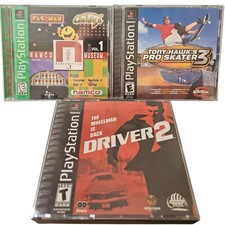 Tony Hawk's Pro Skater 3 (PS1) Sony PlayStation Game Lot - Driver 2  Namco Hits 