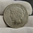 1927 US Peace Silver Dollar $1 VF (Cleaned).
