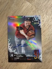 Taylor Widener 2019 Bowman #BTP-91 Bowman Scouts Top 100 Auto /50 Diamondbacks