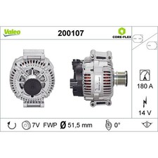 Valeo Lichtmaschine für Chrysler Jeep Merced...