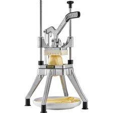 Heavy-Duty Food Chopper 4-Position Blade Selector Built-in Safety Pusher