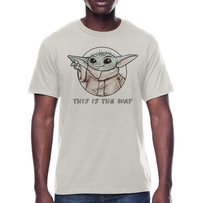 Brand New Star Wars Grogu This Is The Way Graphic Tee Mens T-Shirt Size Small