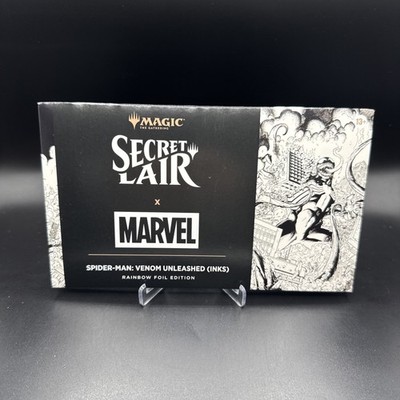 MTG Secret Lair Marvel Spider-Man: Venom Unleashed Inks Rainbow Foil - Sealed