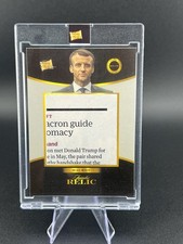2025 Pieces of the Past Royalty Edition #861 Emmanuel Macron Jumbo Relic