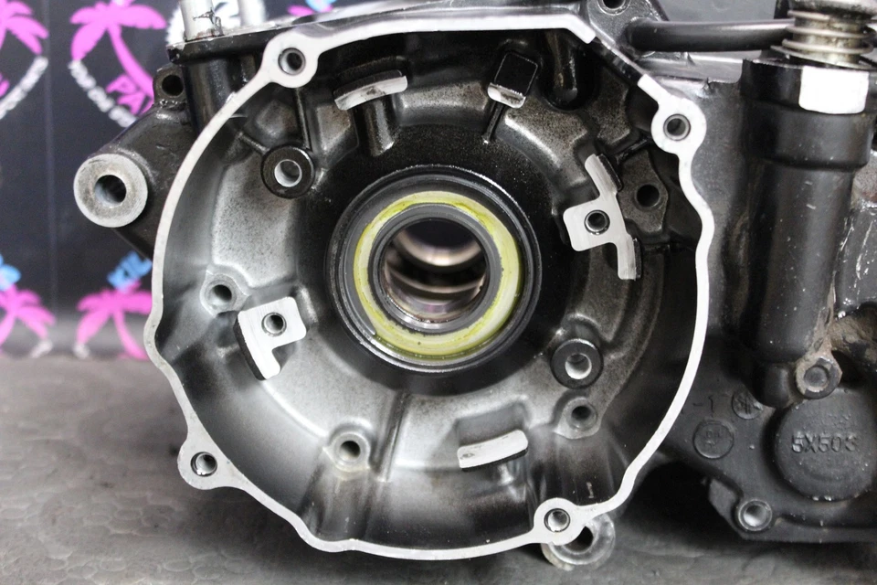 Yamaha 82-87 YZ250 1986 OEM cárter de motor cárter juego de cajas de bloque Foto 3 de 4