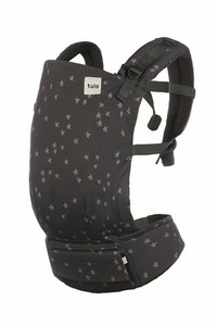 Tula Baby Carrier Black Star Theme w/ Hood, Padded Adjustable Buckle Straps