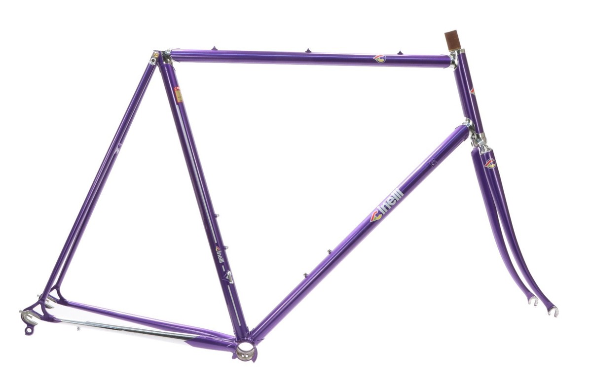 Cinelli Supercorsa Frameset 60.5cm C-T Violet Purple Columbus SLX