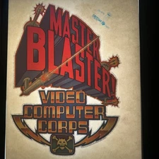 Vtg 1980s Master Blaster! Video Computer Corps Iron On Transfer NOS Real deal
