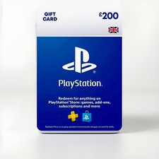Image of PlayStation Store Gift Card £200 UK Redeemable on PlayStation Store PS5 PS4
