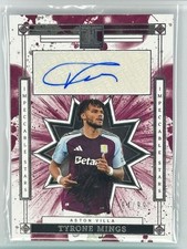 24-25 Panini Impeccable Tyrone Mings EPL Stars Auto 64/99 #IS-TM Aston Villa
