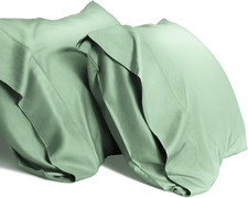 Cooling Queen Pillowcases Set of 2 Breathable Cool Silky Soft Rayon Derived from