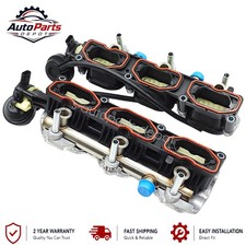 2pcs Left Right Intake Manifold W Seal Fit Audi A6 A7 A8 Quattro Q7 V6 3.0l