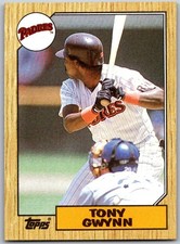 ⚾ 1987 Topps #530 Tony Gwynn San Diego Padres