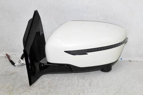 2016-2023 Nissan Murano Left Driver Side View Power Door Mirror W/ Memory White