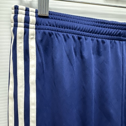Pantaloncini Adidas ragazzo ragazza blu righe bianche Regi 14 calcio FB taglia - Youth XL NUOVI CON ETICHETTE - Foto 5 di 13