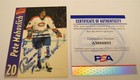 Signed PETE MAHOVLICH Montreal Canadiens Molsen Export Trading Card PSA/DNA COA — photo 1
