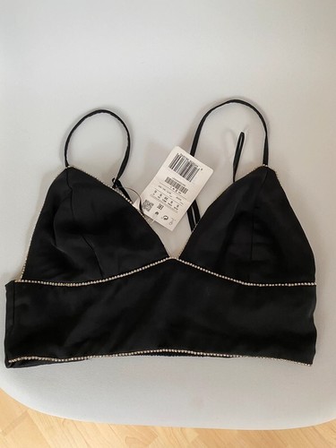 Pull&Bear Bustier mit Strass Gr S neu mit Etikett