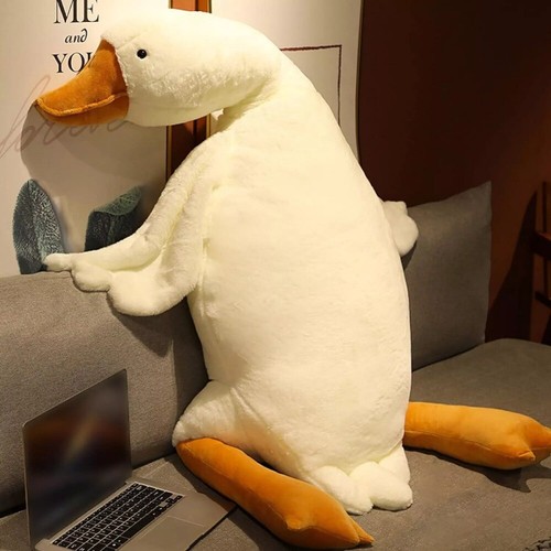 130cm Plush Toy Goose Large Sleeping Pillow Soft Stuffed Soft Down Cotton Doll - Picture 17 of 17