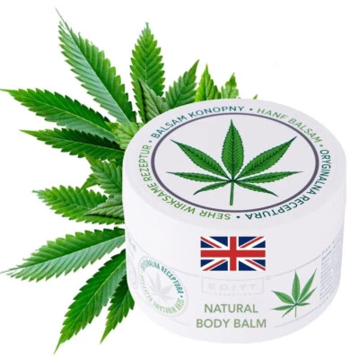 EDITT Natural Nerve Pain Relief Hemp Cream Neuropathy Organic Max Strength Rub 220g